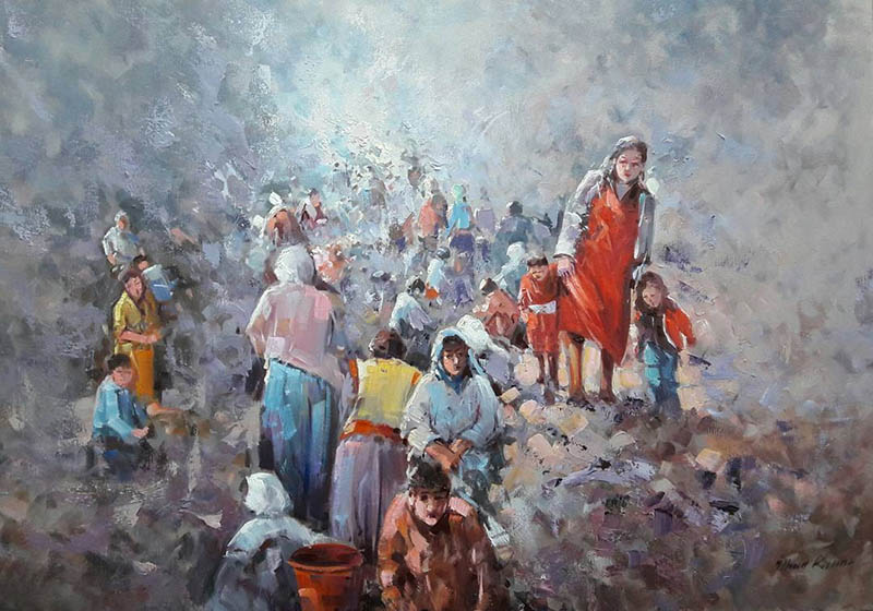 唯美风光、静物、人像油画图集欣赏，画家Ressam İlhan Kılınç作品集
