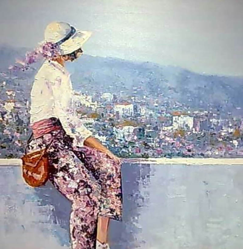 唯美风光、静物、人像油画图集欣赏，画家Ressam İlhan Kılınç作品集