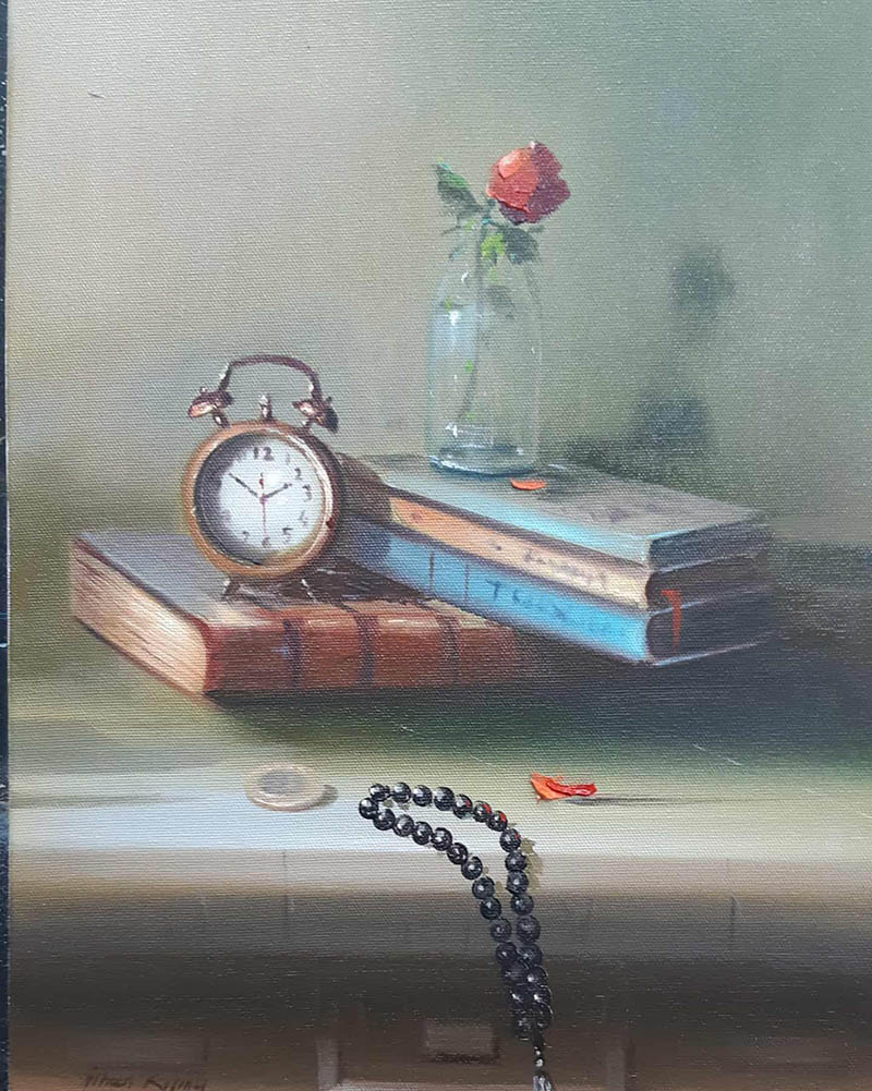 唯美风光、静物、人像油画图集欣赏，画家Ressam İlhan Kılınç作品集
