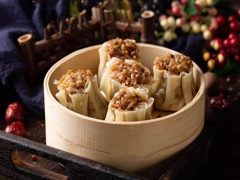 花卷小笼包菜包肉包子馒头油条小吃早餐面点图片