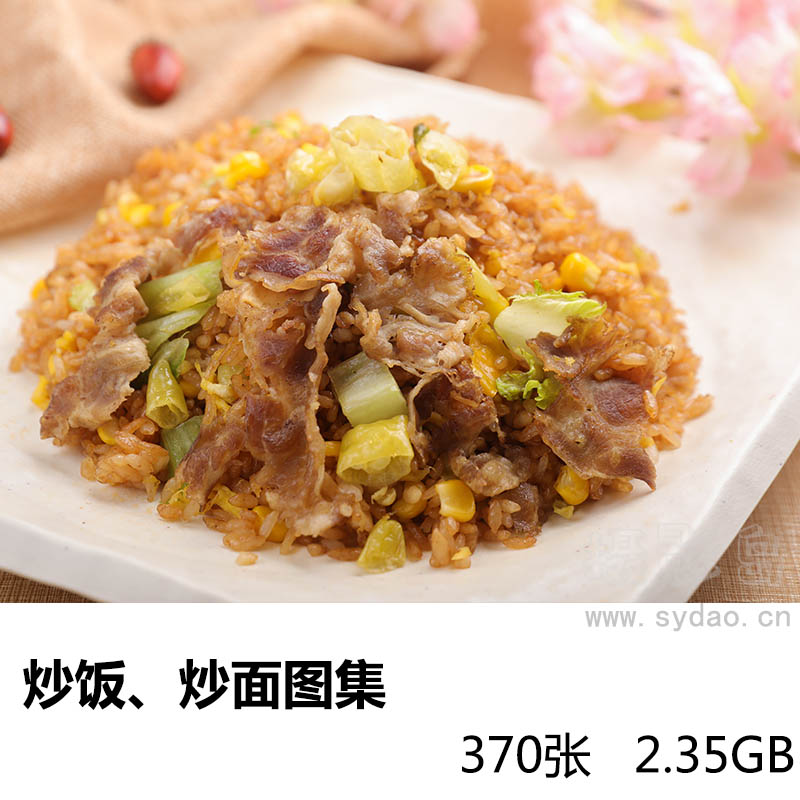 370张蛋炒饭、炒饭、炒面小吃店美团饿了么外卖高清图片菜单海报设计素材