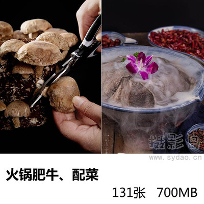 131张重庆四川火锅肥牛羊肉配菜海报菜单广告设计 JPG高清实拍图片素材