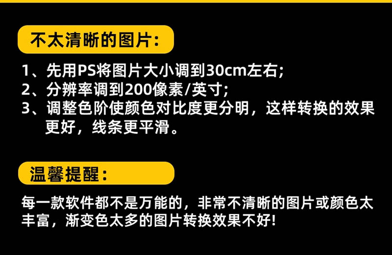 一键自动转矢量图汉化中文版，图片转矢量图标标志logo线条位图案
