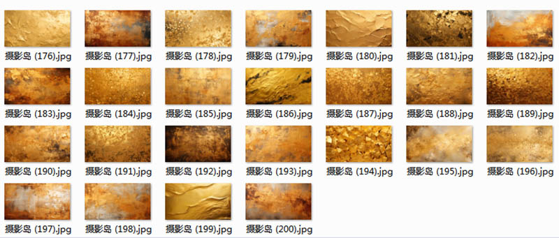 4K分辨率金色纹理金子材质背景高清大图