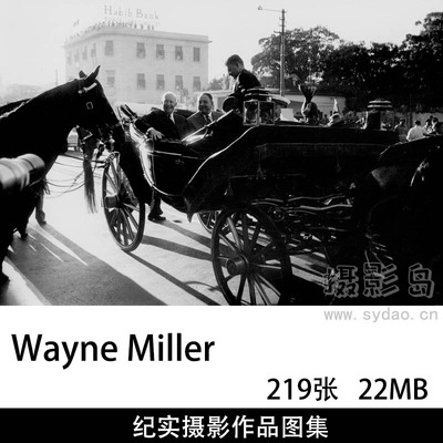 219张黑白纪实摄影作品图集欣赏，美国纪实摄影Wayne Miller（韦恩・米勒）作品集图片素材