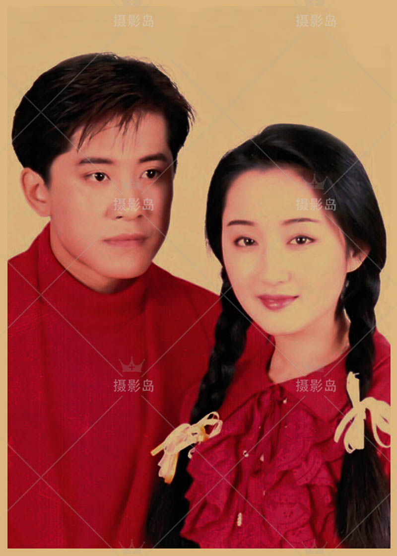 90年代复古怀旧杨钰莹毛宁歌星明星写真海报