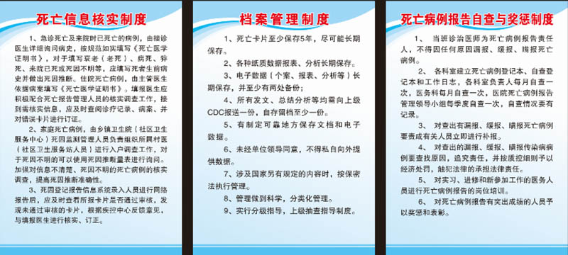 医院中医馆工作制度管理制度墙贴cdr源文档